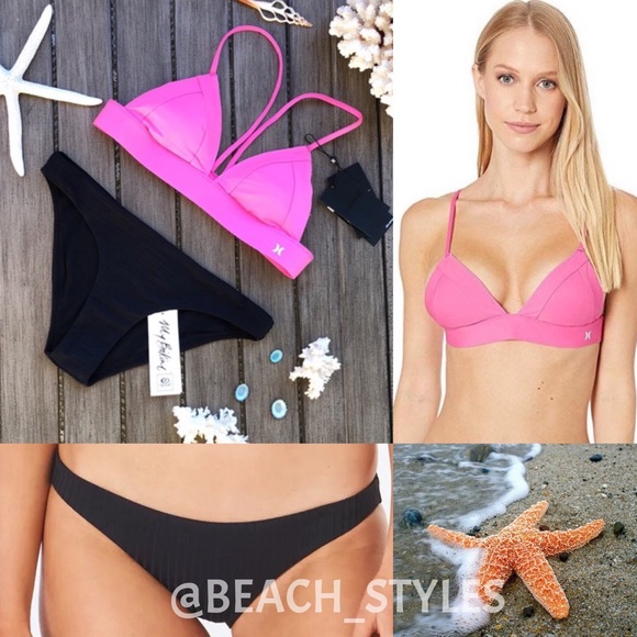 Hurley Other - 🌴🔆HURLEY- RIP CURL- BRALETTE PREMIUM BIKINI SET